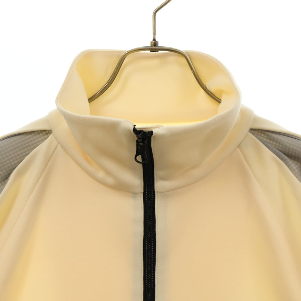 FFFPOSTALSERVICE(トリプルエフポスタルサービス) TRACK JACKET リップストップ切替トラックジャージージャケット クリーム