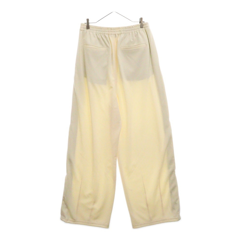 FFFPOSTALSERVICE(トリプルエフポスタルサービス) TRACK PANTS リップストップ切替ワイドトラックパンツ クリーム