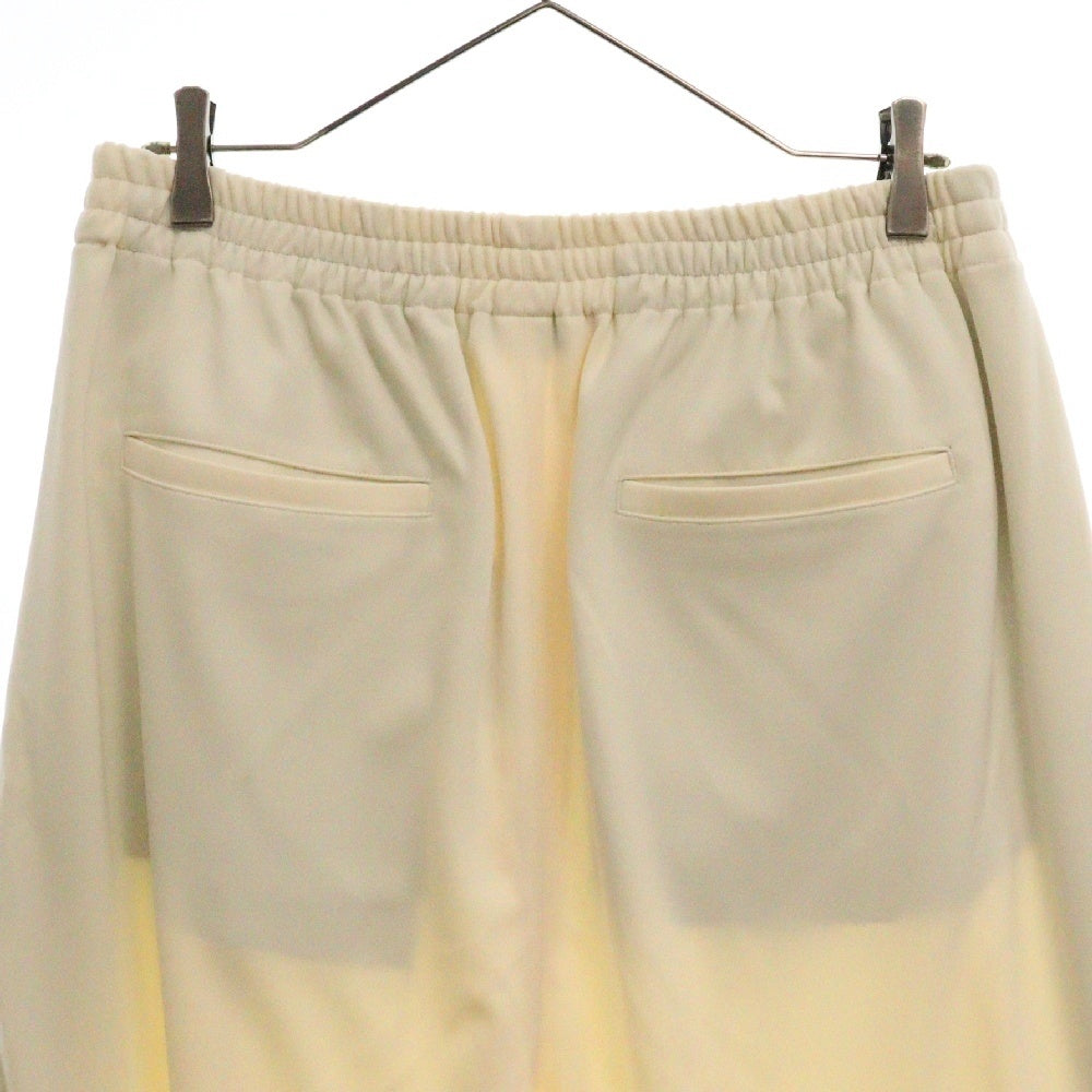FFFPOSTALSERVICE(トリプルエフポスタルサービス) TRACK PANTS リップストップ切替ワイドトラックパンツ クリーム
