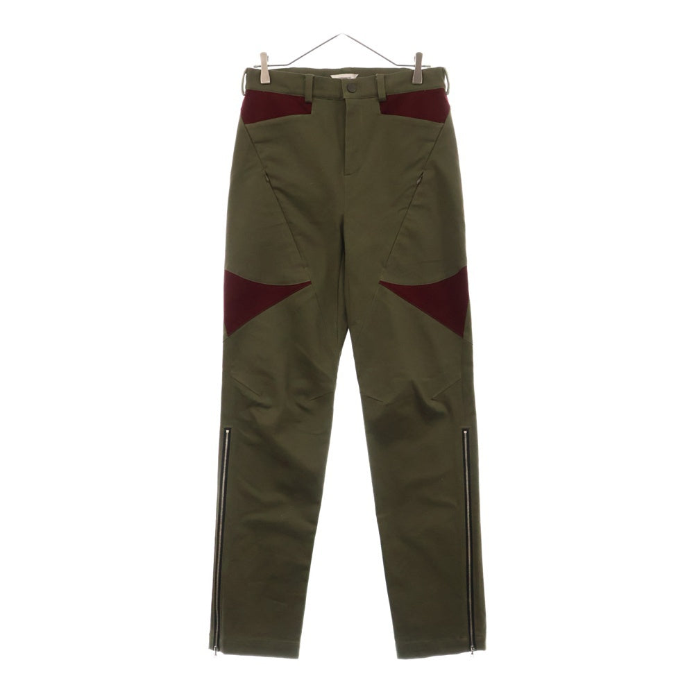 cmmawear(コマウェア) Calathea Curved Seam Trousers カラテアカーブドトラウザーズワークパンツ カーキ