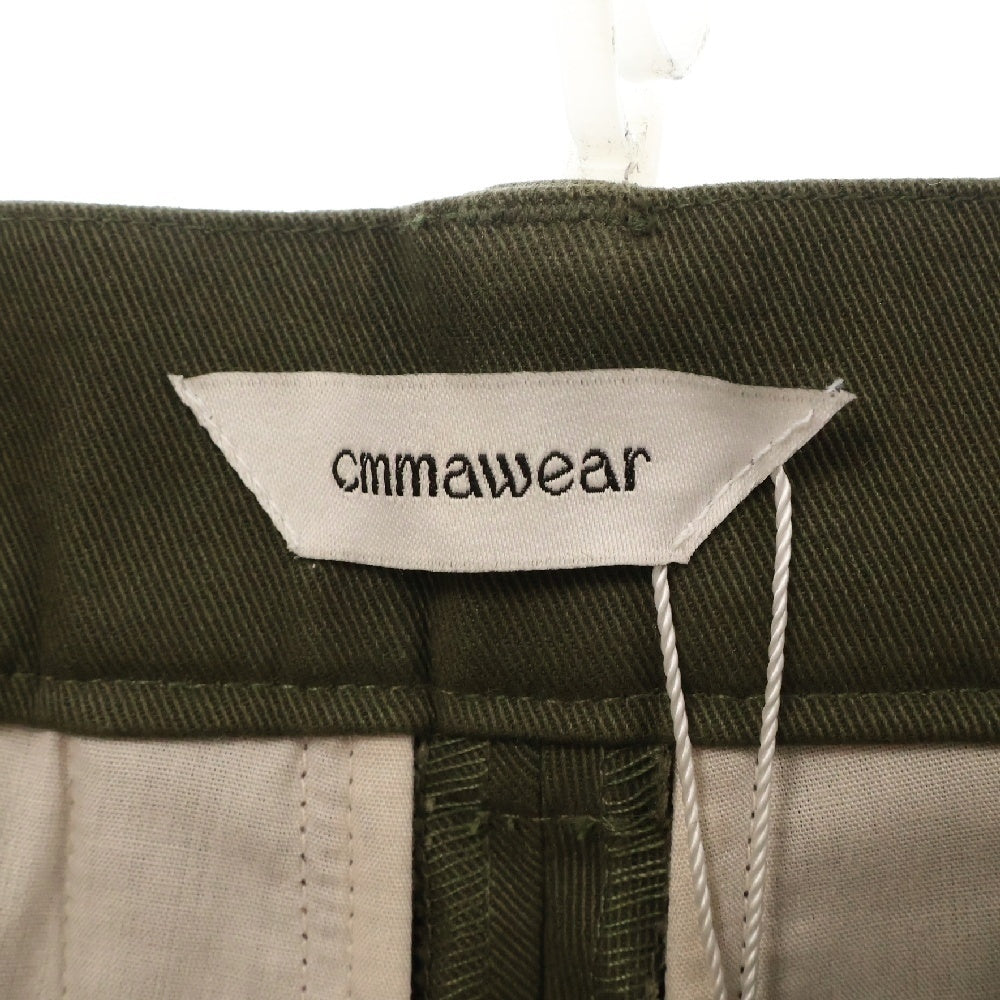 cmmawear(コマウェア) Calathea Curved Seam Trousers カラテアカーブドトラウザーズワークパンツ カーキ