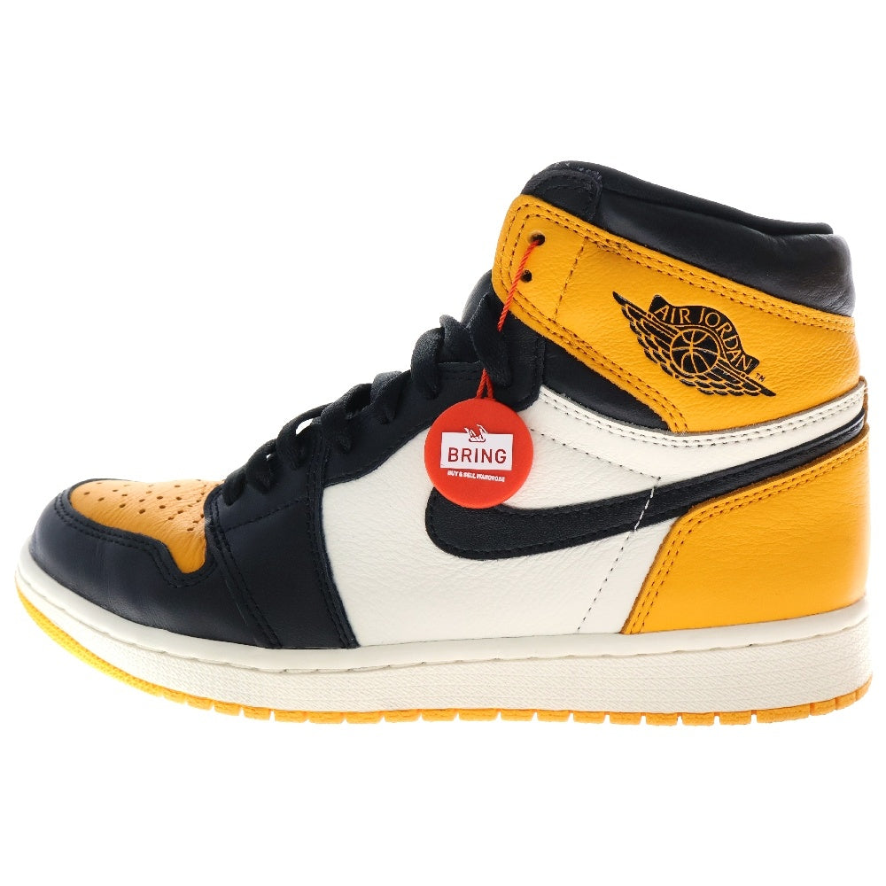 NIKE(ナイキ) AIR JORDAN 1 RETRO HIGH OG Taxi 555088-711 エアジョーダン 1 レトロ タクシー ハイカットスニーカー シューズ イエロー/ブラック US8.5/26.5cm