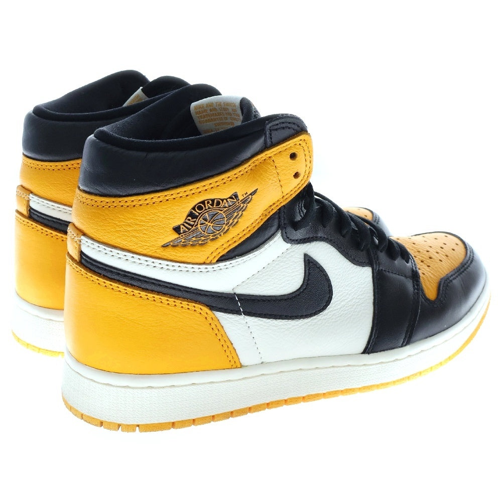 NIKE(ナイキ) AIR JORDAN 1 RETRO HIGH OG Taxi 555088-711 エアジョーダン 1 レトロ タクシー ハイカットスニーカー シューズ イエロー/ブラック US8.5/26.5cm