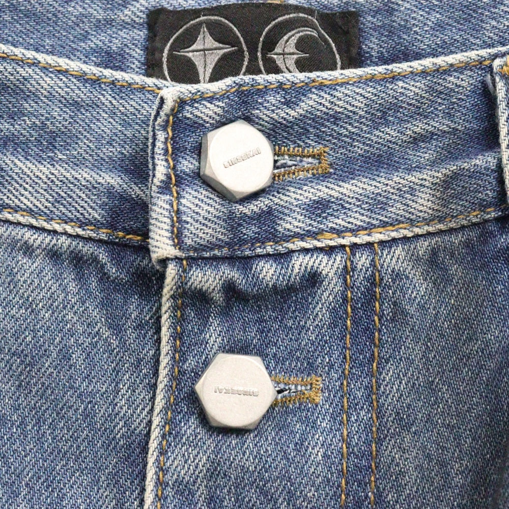 THUG CLUB(サグクラブ) CHIMERA PANTS TC24PT2003 キメラ バギーデニムパンツ インディゴ