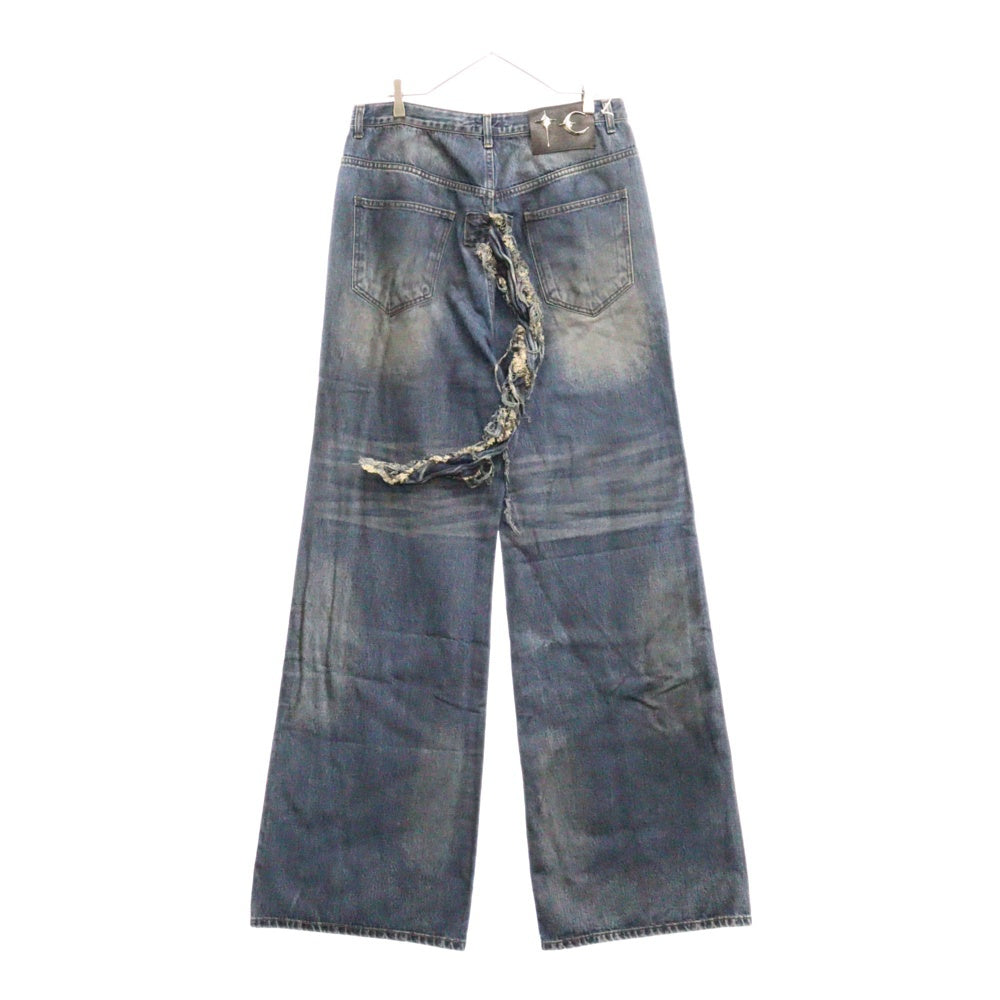 THUG CLUB(サグクラブ) CHIMERA PANTS TC24PT2003 キメラ バギーデニムパンツ インディゴ
