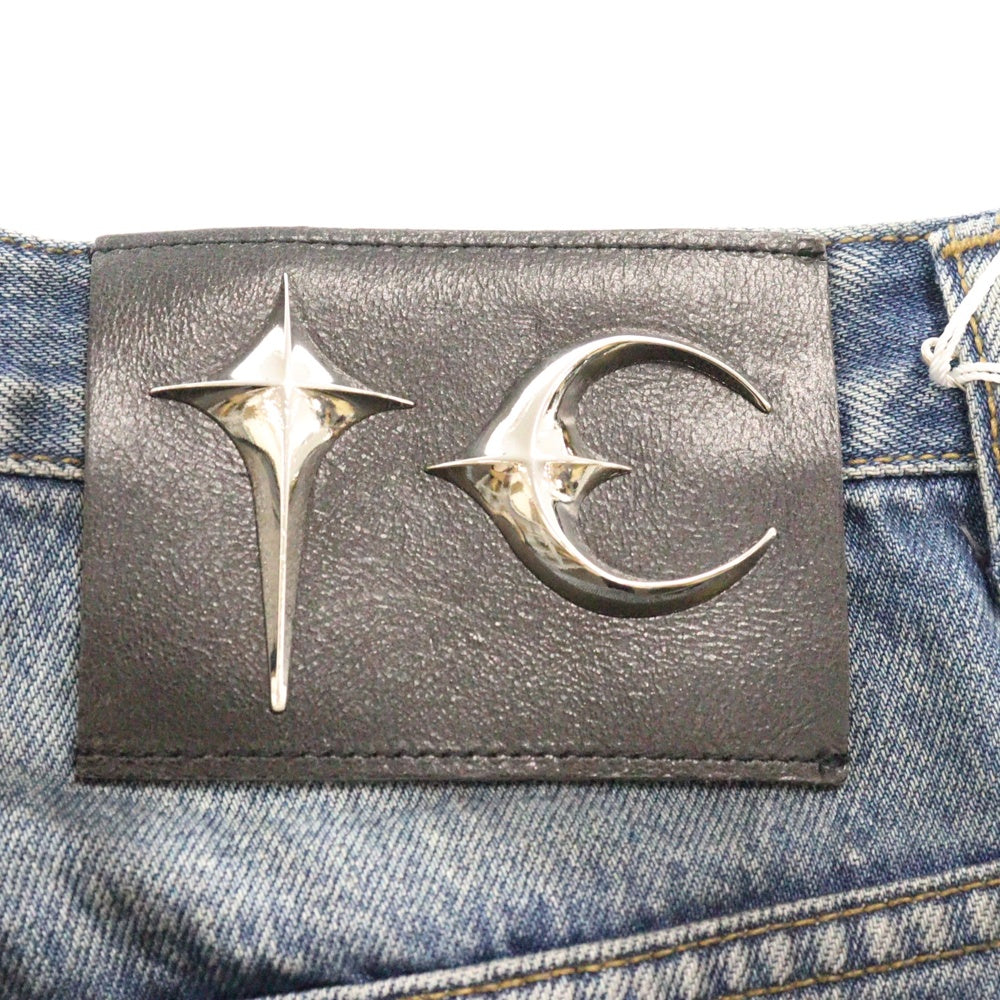 THUG CLUB(サグクラブ) CHIMERA PANTS TC24PT2003 キメラ バギーデニムパンツ インディゴ