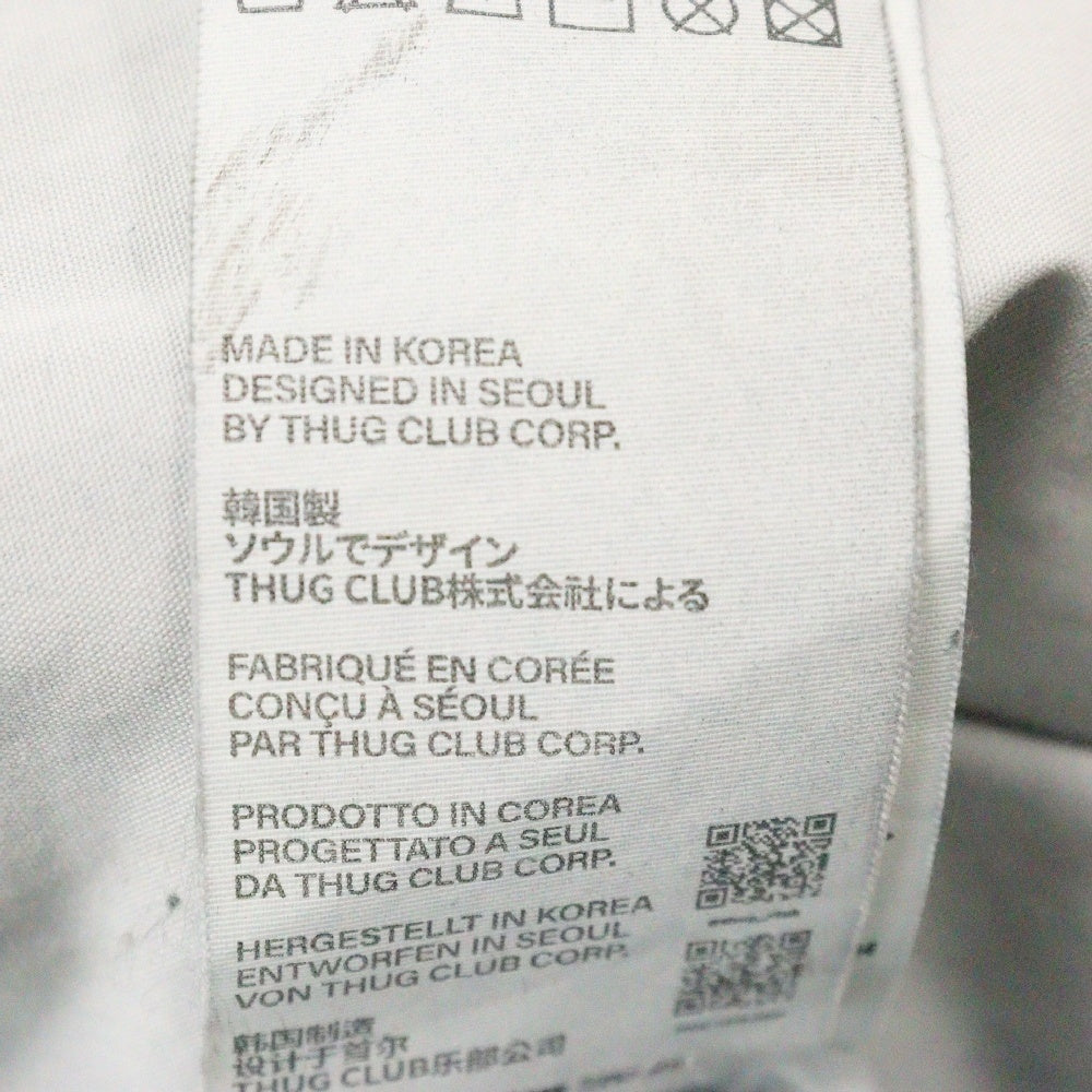 THUG CLUB(サグクラブ) CHIMERA PANTS TC24PT2003 キメラ バギーデニムパンツ インディゴ