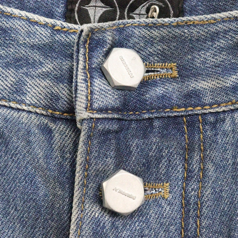 THUG CLUB(サグクラブ) CHIMERA PANTS TC24PT2003 キメラ バギーデニムパンツ インディゴ