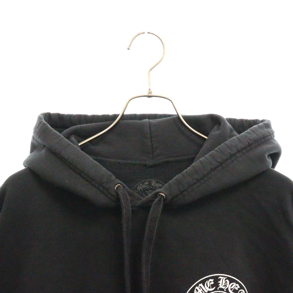 CHROME HEARTS(クロムハーツ) SWTSHRT PLVR ロサンゼルス限定ホースシュープリントプルオーバーパーカー ブラック