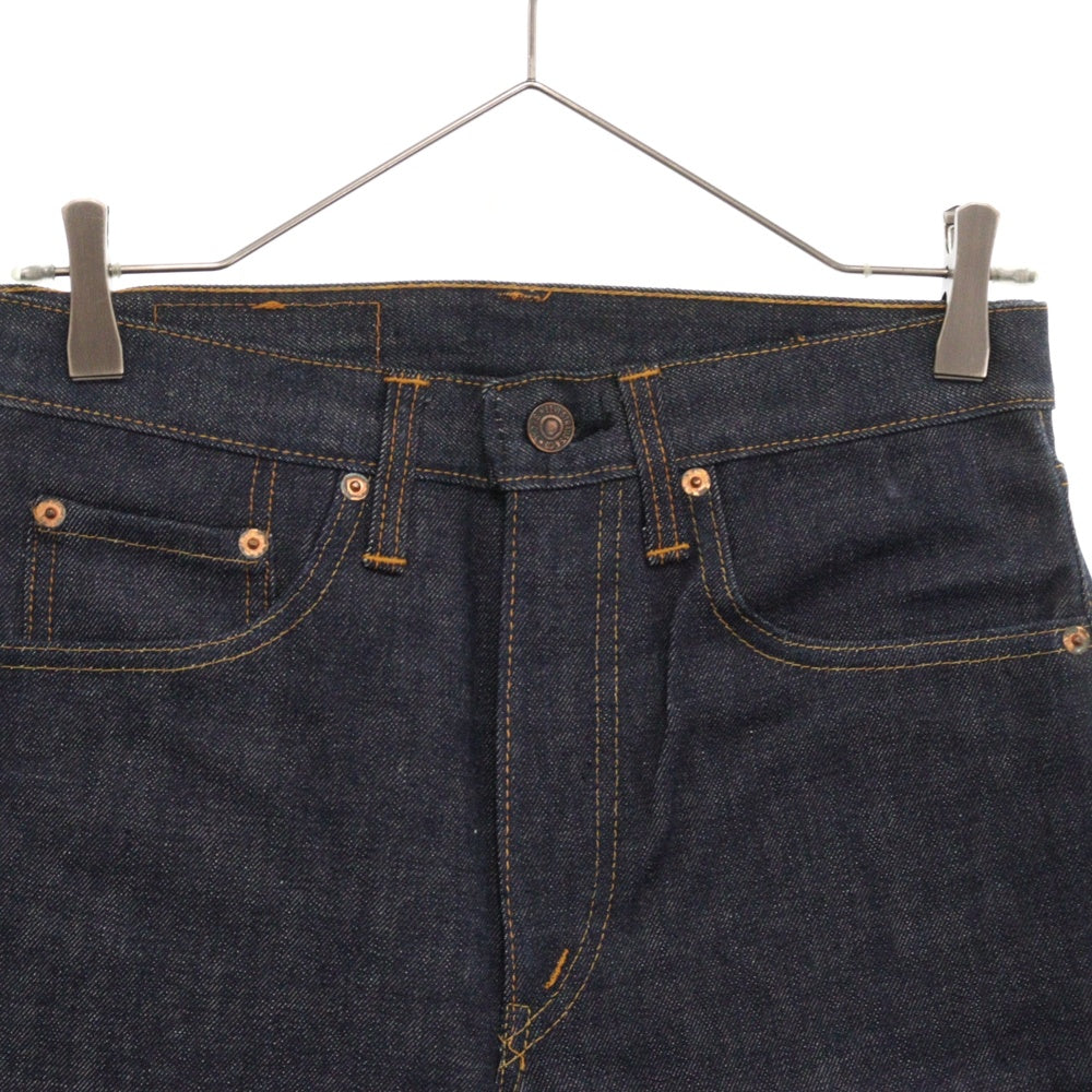 Levi's(リーバイス) 60~70s VINTAGE 505 BIGE ボタン裏刻印5 42TALON 紙パッチ ジップフライデニムパンツ インディゴ フラッシャー付き デットストック