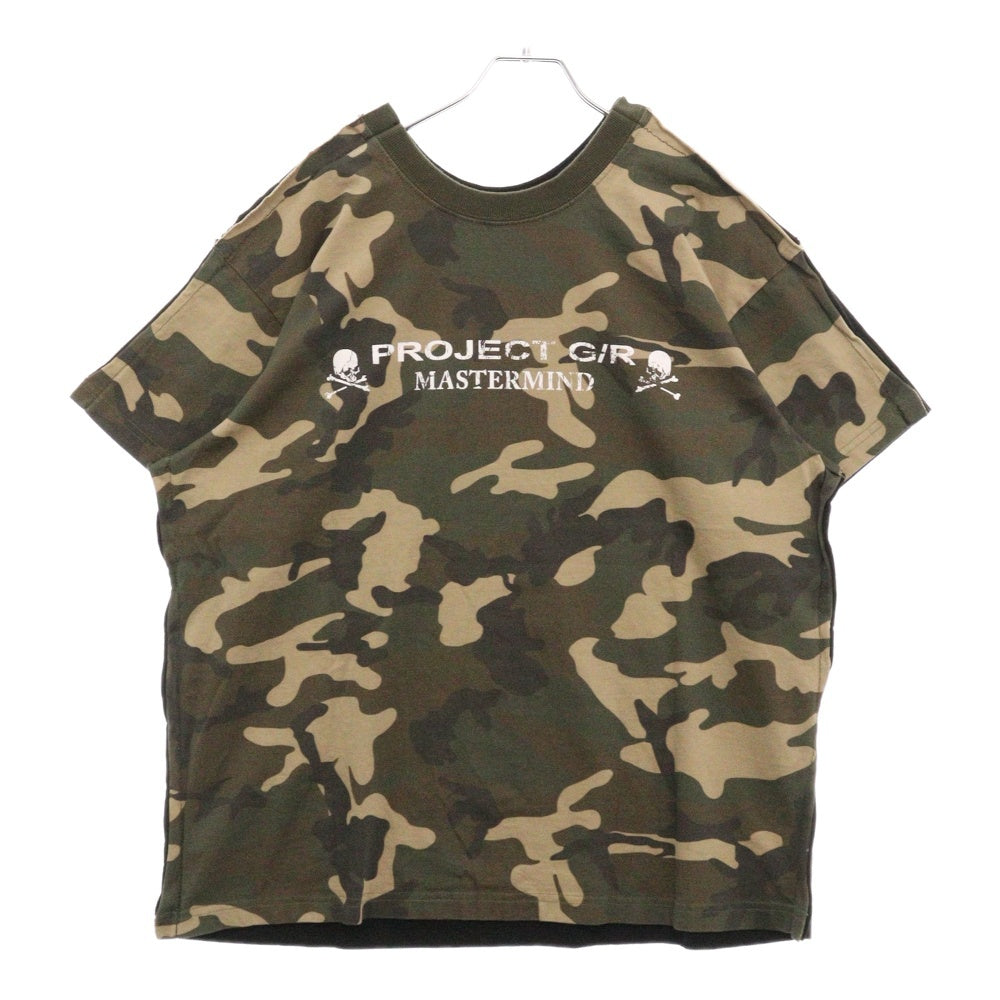 PROJECT G/R(プロジェクトジーアール) 25SS×mastermind JAPAN TWO FACED OUTSEAM T-SHIRT マスターマインドジャパン ツーフェイスアウトシーム 半袖Tシャツ PG25SSMJ02