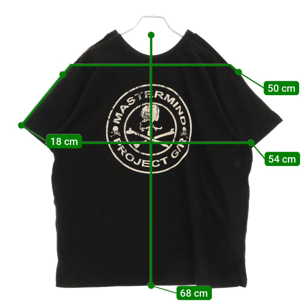 PROJECT G/R(プロジェクトジーアール) 25SS×mastermind JAPAN TWO FACED OUTSEAM T-SHIRT マスターマインドジャパン ツーフェイスアウトシーム 半袖Tシャツ PG25SSMJ02