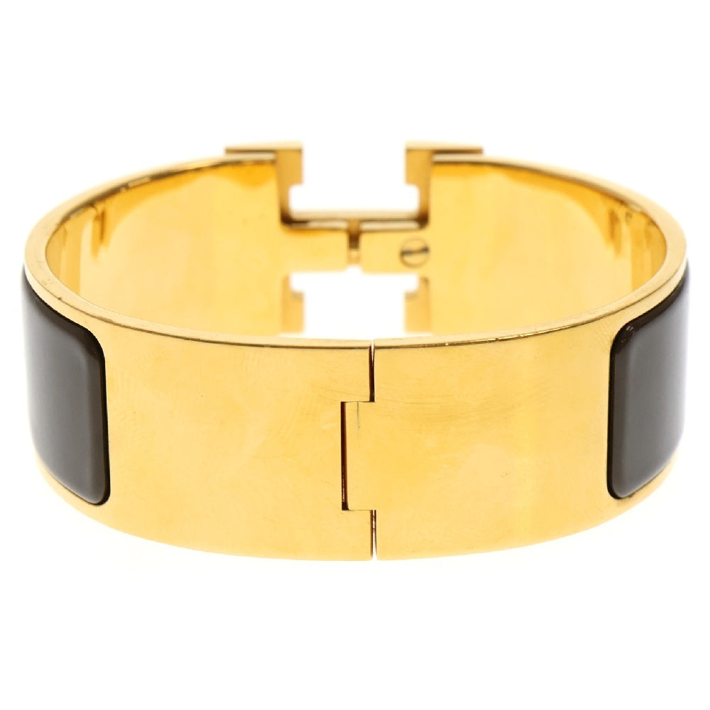 HERMES(エルメス) Clic H bracelet クリックHブレスレット ゴールド/ブラウン