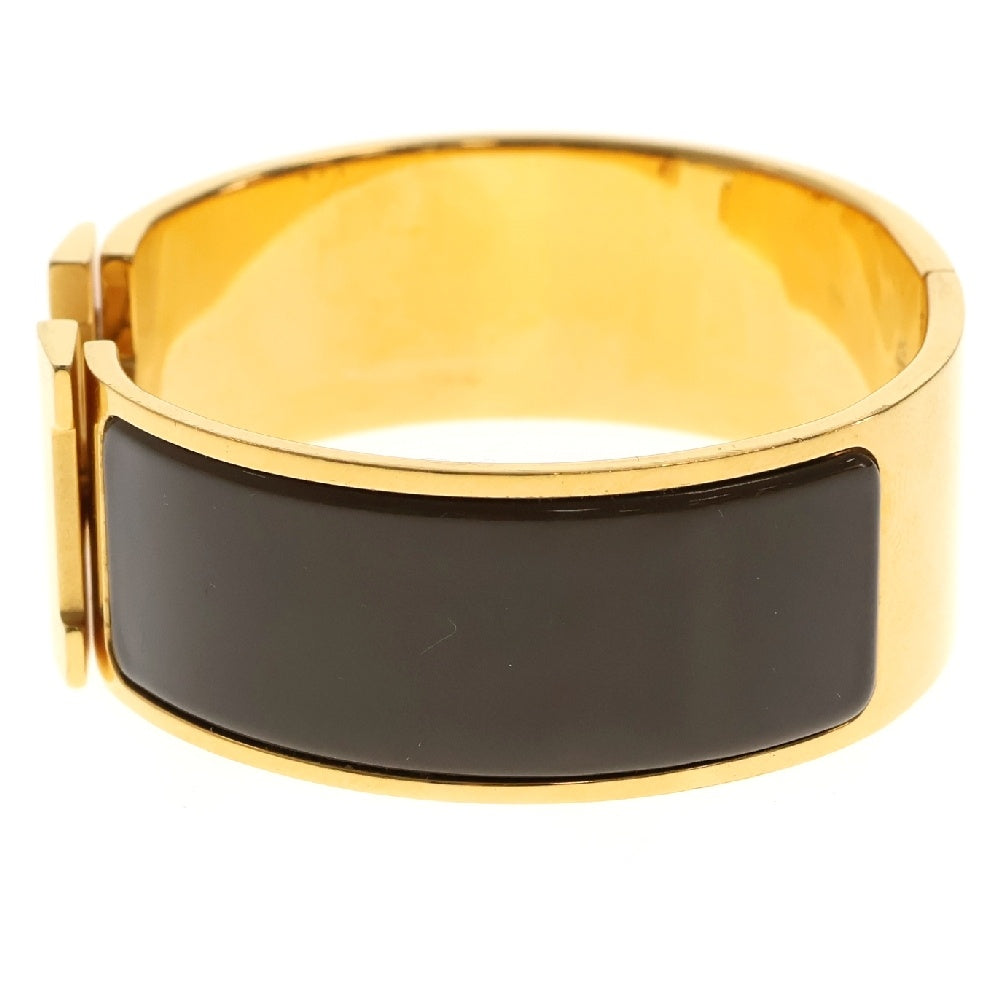 HERMES(エルメス) Clic H bracelet クリックHブレスレット ゴールド/ブラウン