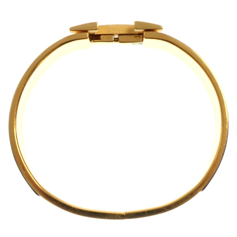 HERMES(エルメス) Clic H bracelet クリックHブレスレット ゴールド/ブラウン