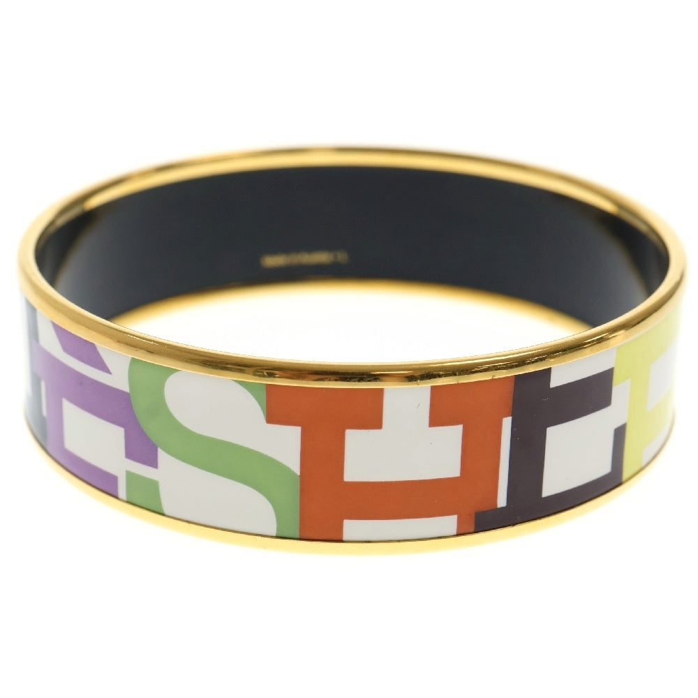 HERMES(エルメス) email logo bracelet エマイユ ロゴブレスレット マルチ