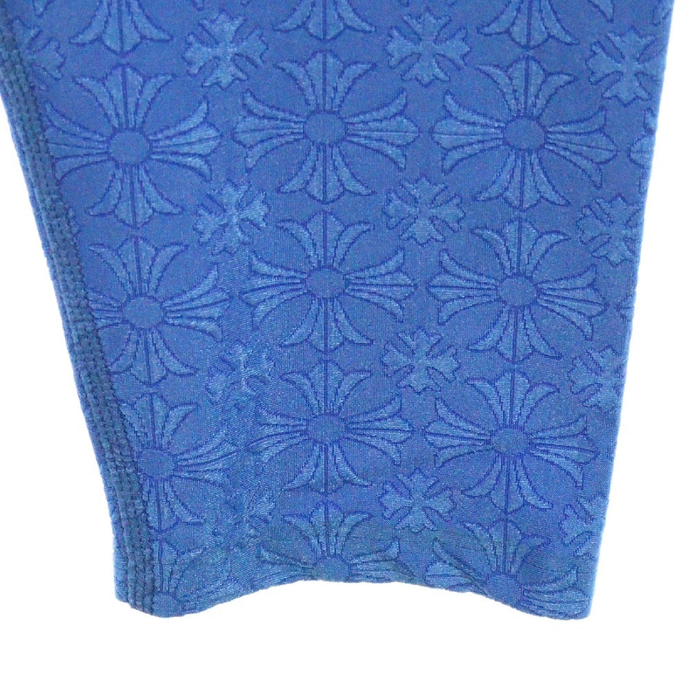 CHROME HEARTS(クロムハーツ) CHプラス総柄レギンスロングパンツ ブルー レディース