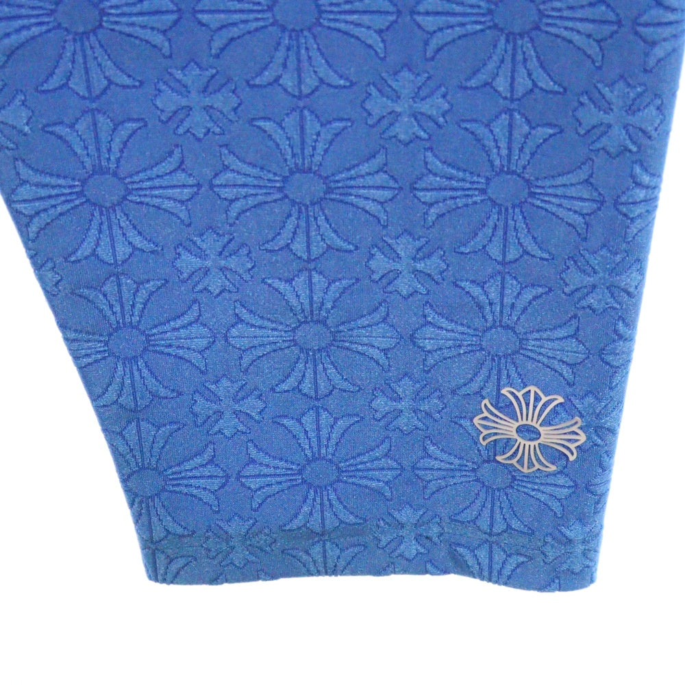 CHROME HEARTS(クロムハーツ) CHプラス総柄レギンスロングパンツ ブルー レディース