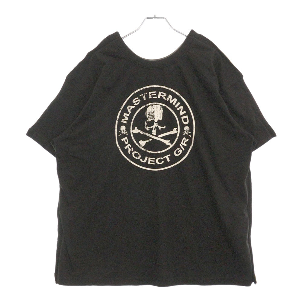 PROJECT G/R(プロジェクトジーアール) 25SS×mastermind JAPAN TWO FACED OUTSEAM T-SHIRT マスターマインドジャパン ツーフェイスアウトシーム 半袖Tシャツ PG25SSMJ02