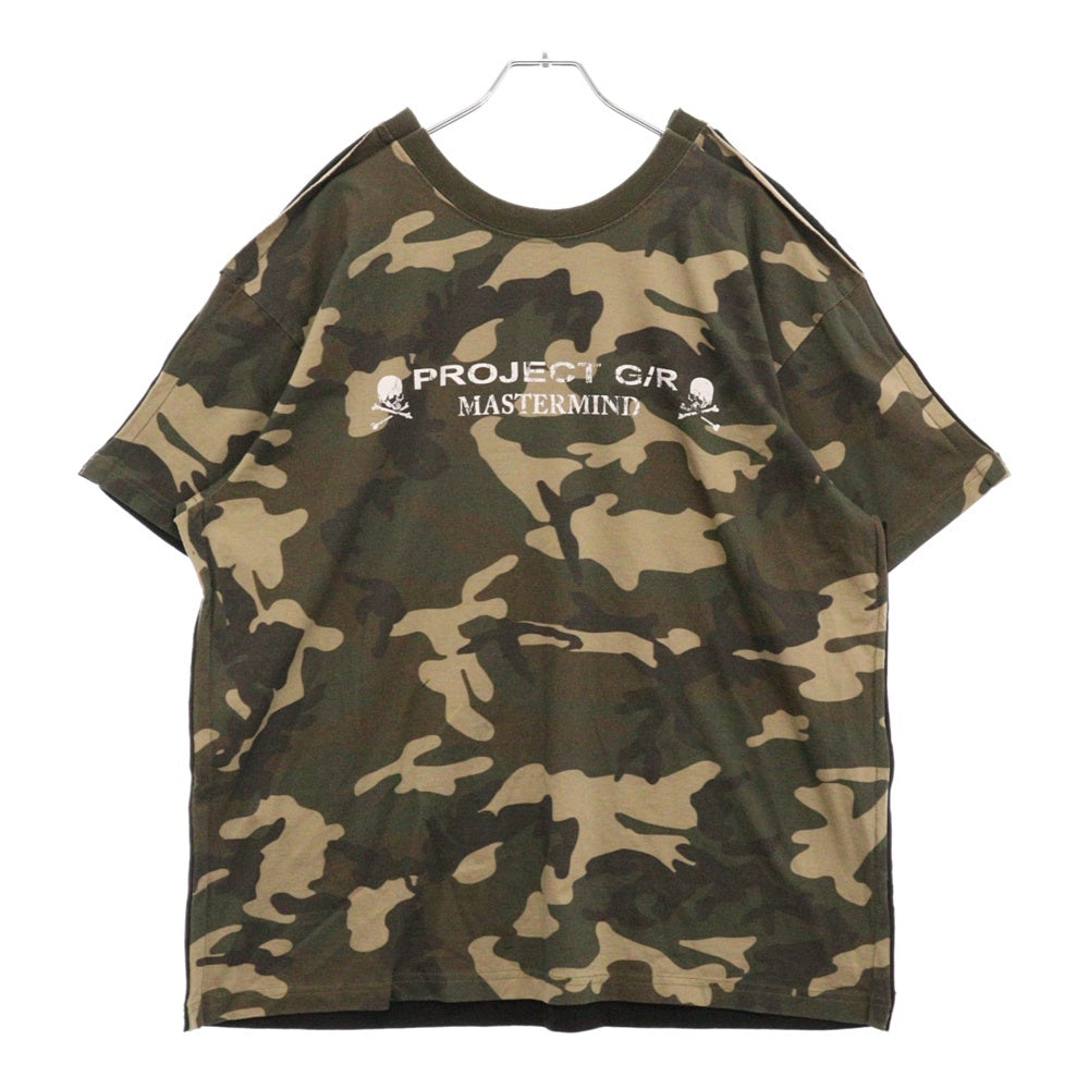 PROJECT G/R(プロジェクトジーアール) 25SS×mastermind JAPAN TWO FACED OUTSEAM T-SHIRT マスターマインドジャパン ツーフェイスアウトシーム 半袖Tシャツ PG25SSMJ02