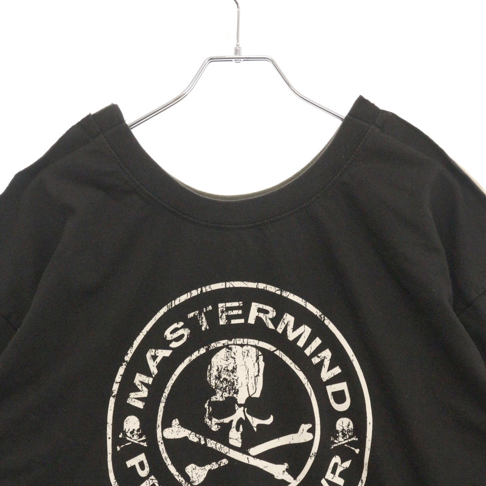 PROJECT G/R(プロジェクトジーアール) 25SS×mastermind JAPAN TWO FACED OUTSEAM T-SHIRT マスターマインドジャパン ツーフェイスアウトシーム 半袖Tシャツ PG25SSMJ02
