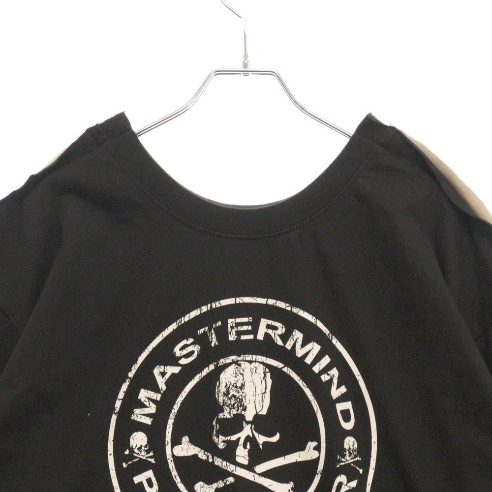 PROJECT G/R(プロジェクトジーアール) 25SS×mastermind JAPAN TWO FACED OUTSEAM T-SHIRT マスターマインドジャパン ツーフェイスアウトシーム 半袖Tシャツ PG25SSMJ02