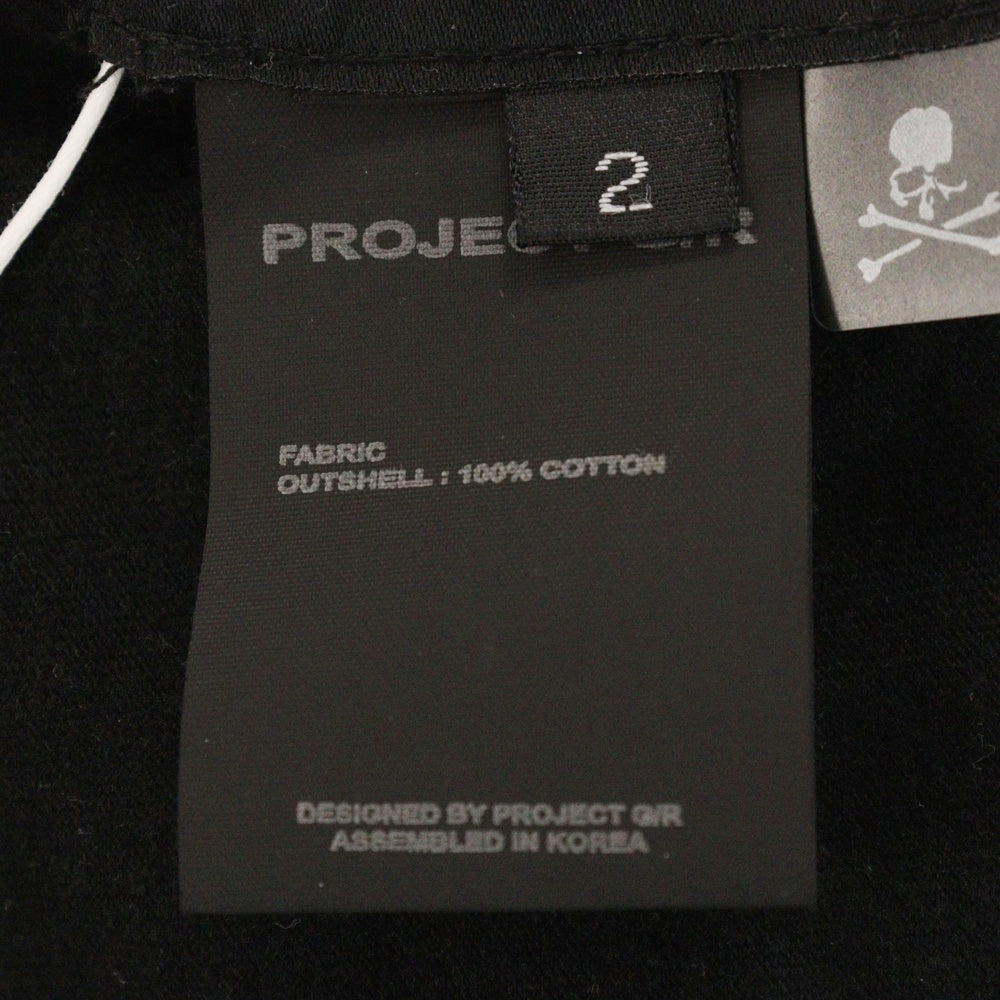 PROJECT G/R(プロジェクトジーアール) 25SS×mastermind JAPAN TWO FACED OUTSEAM T-SHIRT マスターマインドジャパン ツーフェイスアウトシーム 半袖Tシャツ PG25SSMJ02
