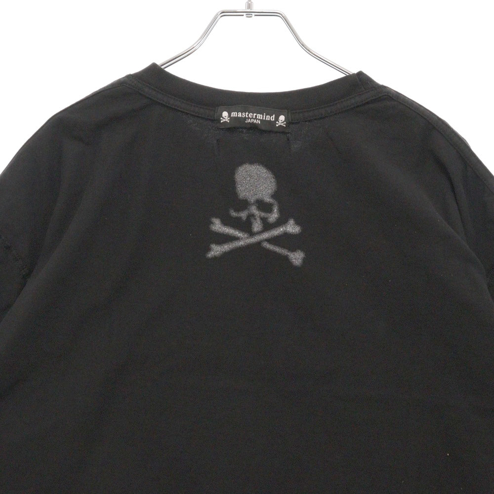 PROJECT G/R(プロジェクトジーアール) 25SS×mastermind JAPAN INSIDE OUT T-SHIRTS マスターマインドジャパン インサイドアウトロゴ半袖Tシャツ PG25SSMJ01 ブラック
