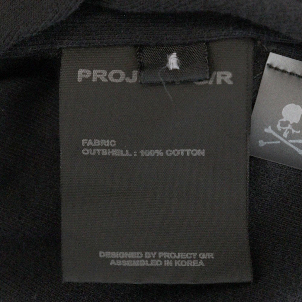 PROJECT G/R(プロジェクトジーアール) 25SS×mastermind JAPAN INSIDE OUT T-SHIRTS マスターマインドジャパン インサイドアウトロゴ半袖Tシャツ PG25SSMJ01 ブラック