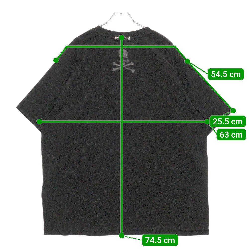 PROJECT G/R(プロジェクトジーアール) 25SS×mastermind JAPAN INSIDE OUT T-SHIRTS マスターマインドジャパン インサイドアウトロゴ半袖Tシャツ PG25SSMJ01 ブラック