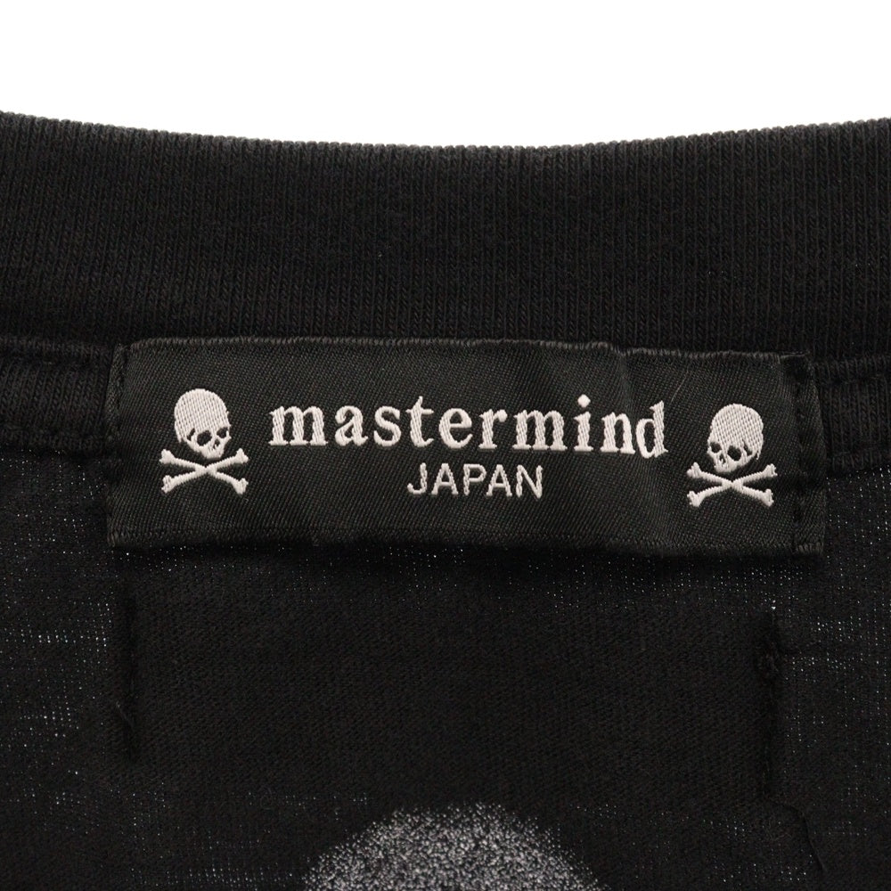 PROJECT G/R(プロジェクトジーアール) 25SS×mastermind JAPAN INSIDE OUT T-SHIRTS マスターマインドジャパン インサイドアウトロゴ半袖Tシャツ PG25SSMJ01 ブラック