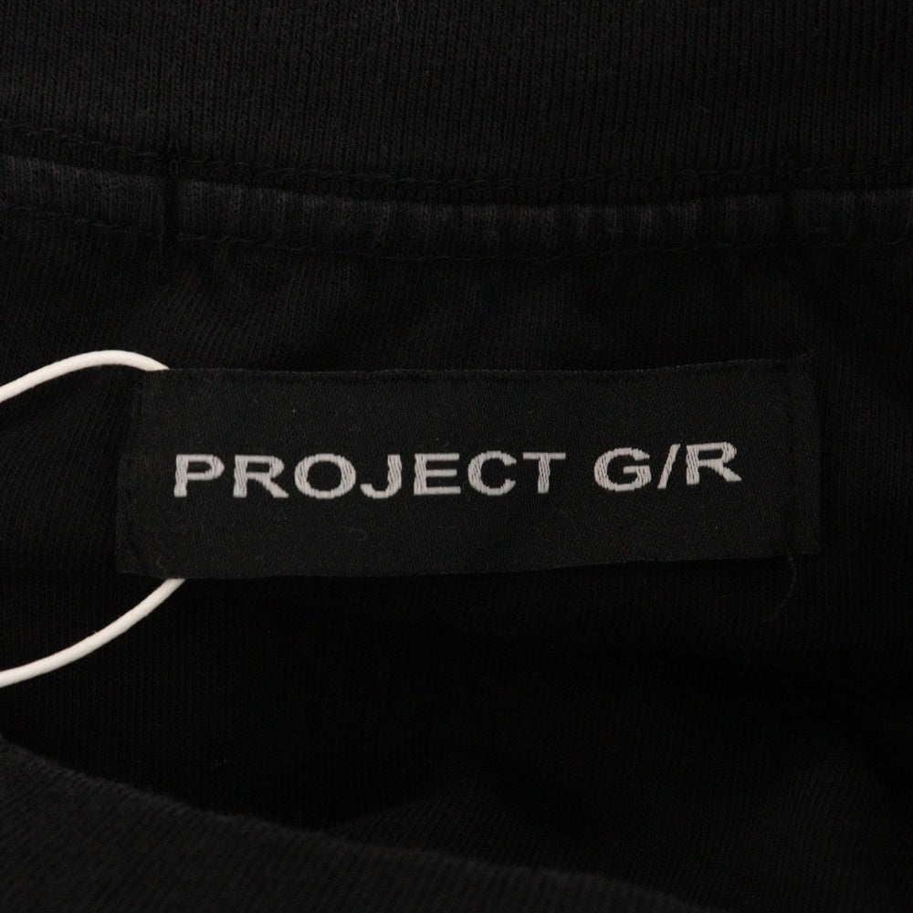 PROJECT G/R(プロジェクトジーアール) 25SS×mastermind JAPAN INSIDE OUT T-SHIRTS マスターマインドジャパン インサイドアウトロゴ半袖Tシャツ PG25SSMJ01 ブラック