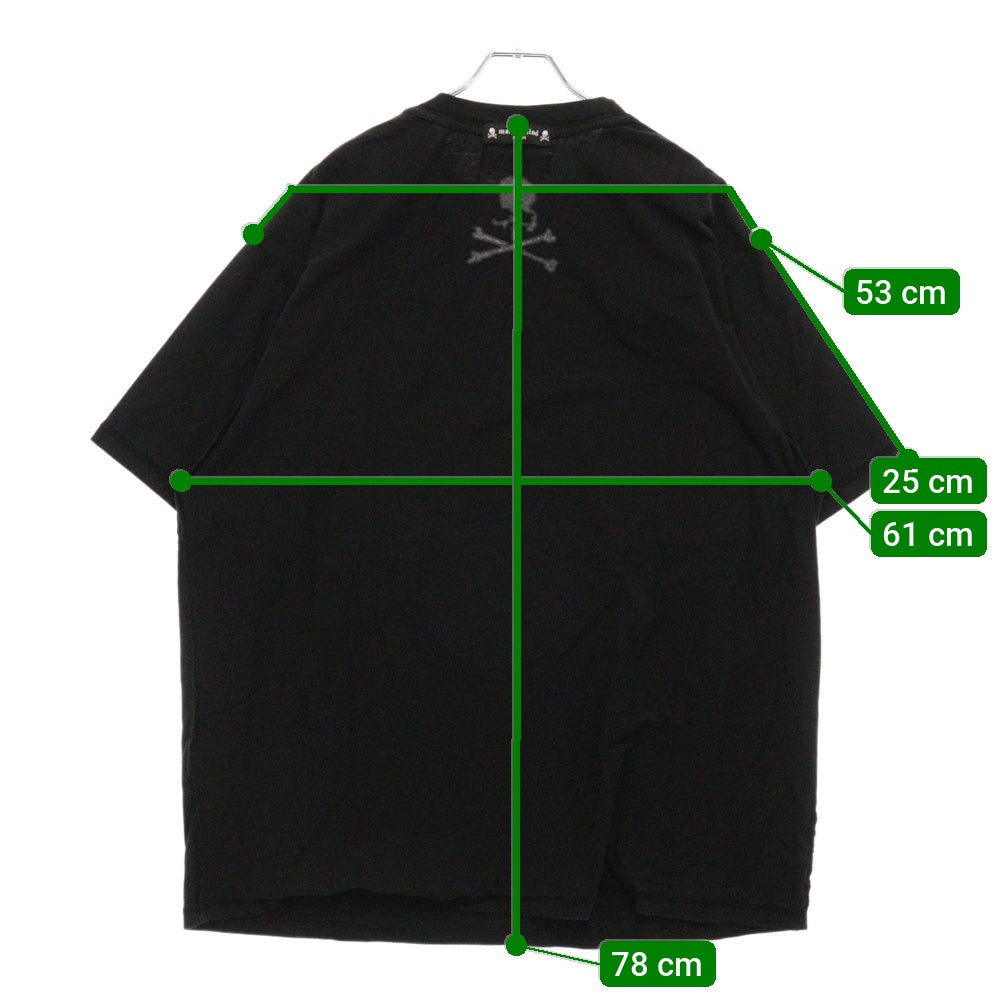PROJECT G/R(プロジェクトジーアール) 25SS×mastermind JAPAN INSIDE OUT T-SHIRTS マスターマインドジャパン インサイドアウトロゴ半袖Tシャツ PG25SSMJ01 ブラック