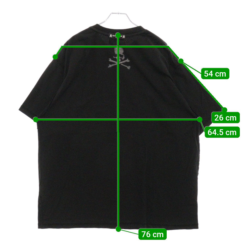 PROJECT G/R(プロジェクトジーアール) 25SS×mastermind JAPAN INSIDE OUT T-SHIRTS マスターマインドジャパン インサイドアウトロゴ半袖Tシャツ PG25SSMJ01 ブラック