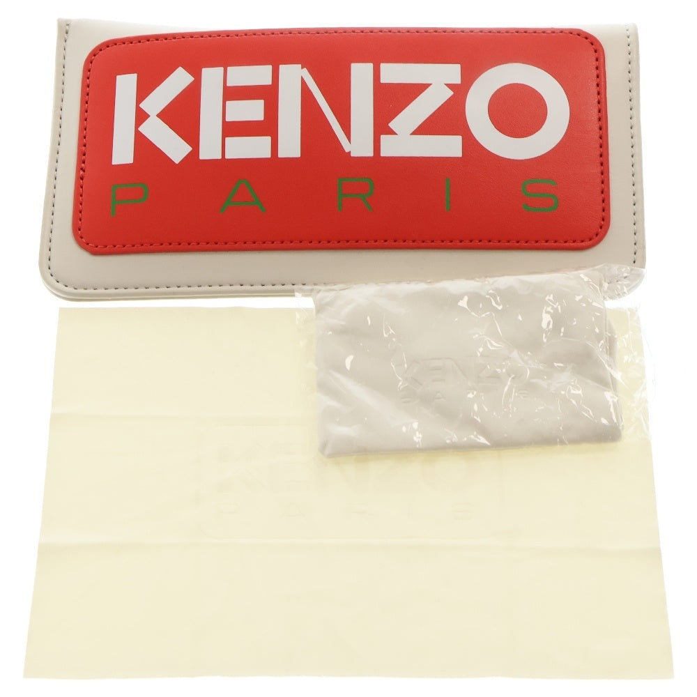 KENZO(ケンゾー) Khaki Havana カーキハバナ スクエアフレームサングラス KZ40167I カーキ