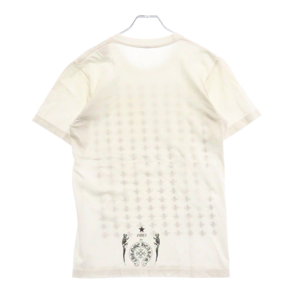 CHROME HEARTS(クロムハーツ) CH T-SHRT FOTIプリント 半袖Tシャツ カットソー ホワイト