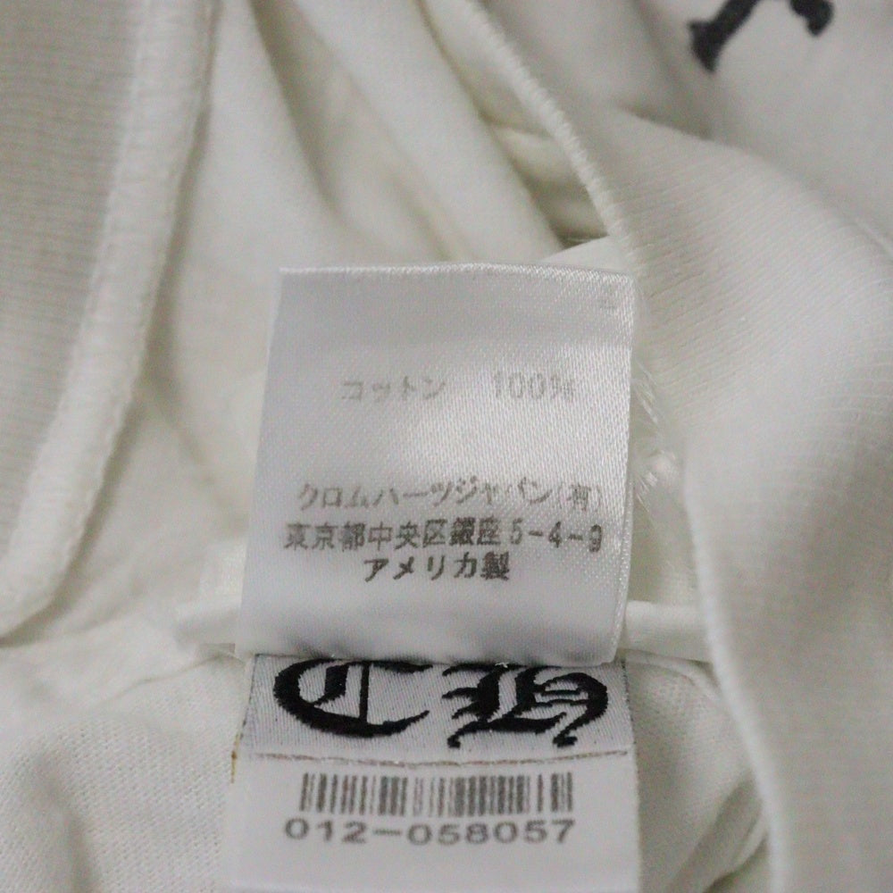 CHROME HEARTS(クロムハーツ) CH T-SHRT FOTIプリント 半袖Tシャツ カットソー ホワイト