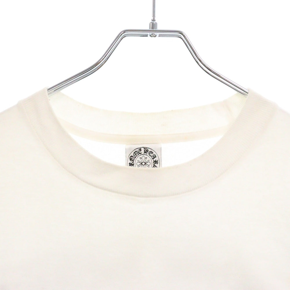 CHROME HEARTS(クロムハーツ) OLD Scroll Label Star オールド バックスクロールラベル スタープリント半袖Tシャツ カットソー ホワイト