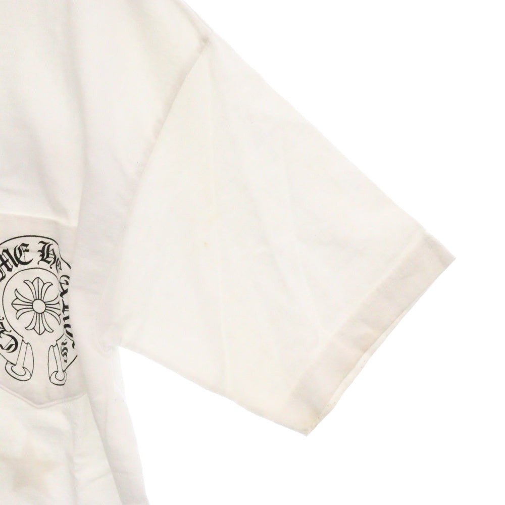 CHROME HEARTS(クロムハーツ) OLD Scroll Label Star オールド バックスクロールラベル スタープリント半袖Tシャツ カットソー ホワイト