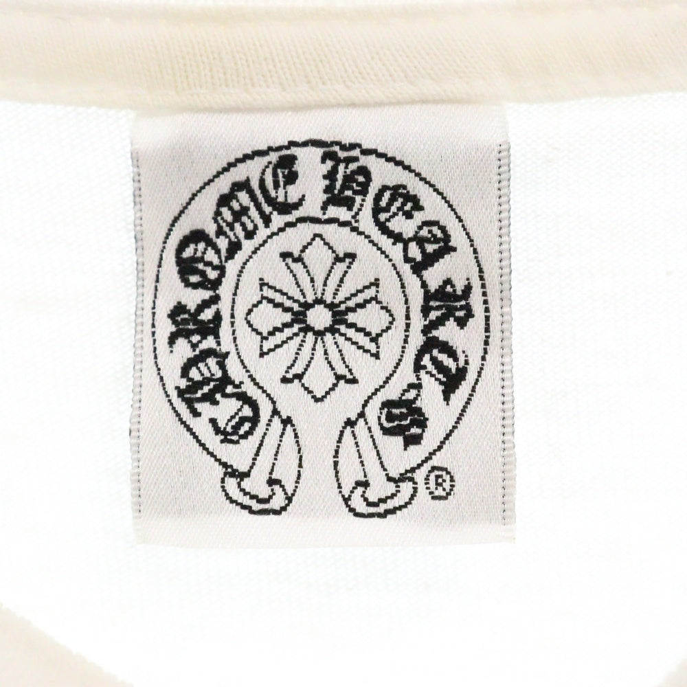 CHROME HEARTS(クロムハーツ) OLD Scroll Label Star オールド バックスクロールラベル スタープリント半袖Tシャツ カットソー ホワイト