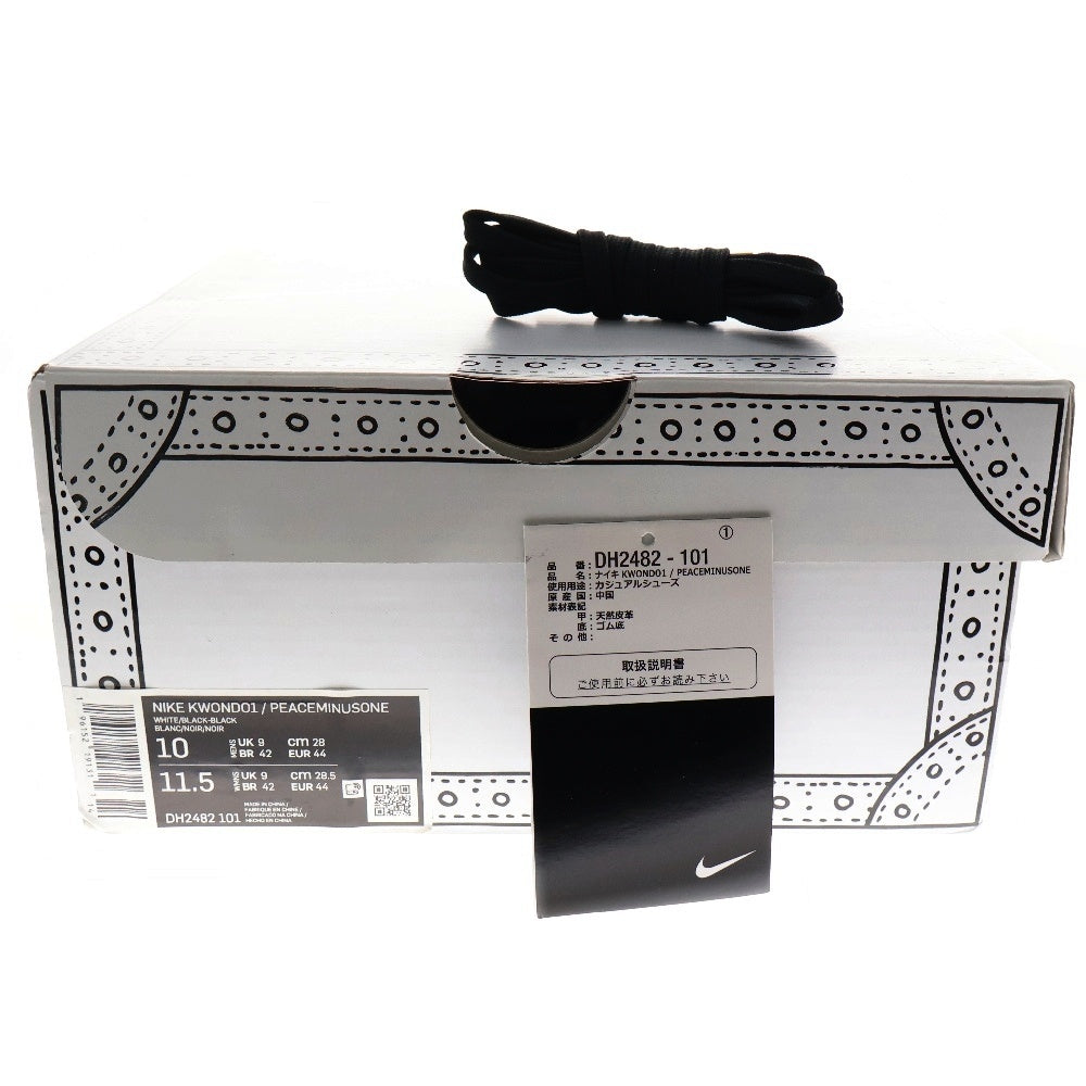 NIKE(ナイキ) ×PEACEMINUSONE KWONDO1 DH2482-101 ピースマイナスワン クウォンド1 ローカットスニーカー シューズ ブラック/ホワイト US10/28.0cm