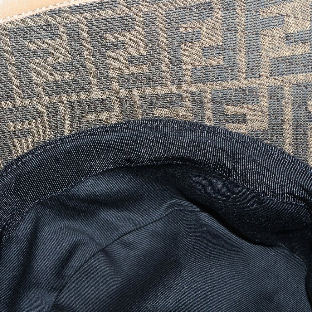 FENDI(フェンディ) FFロゴ バケットハット 帽子 FXQ801 ブラウン