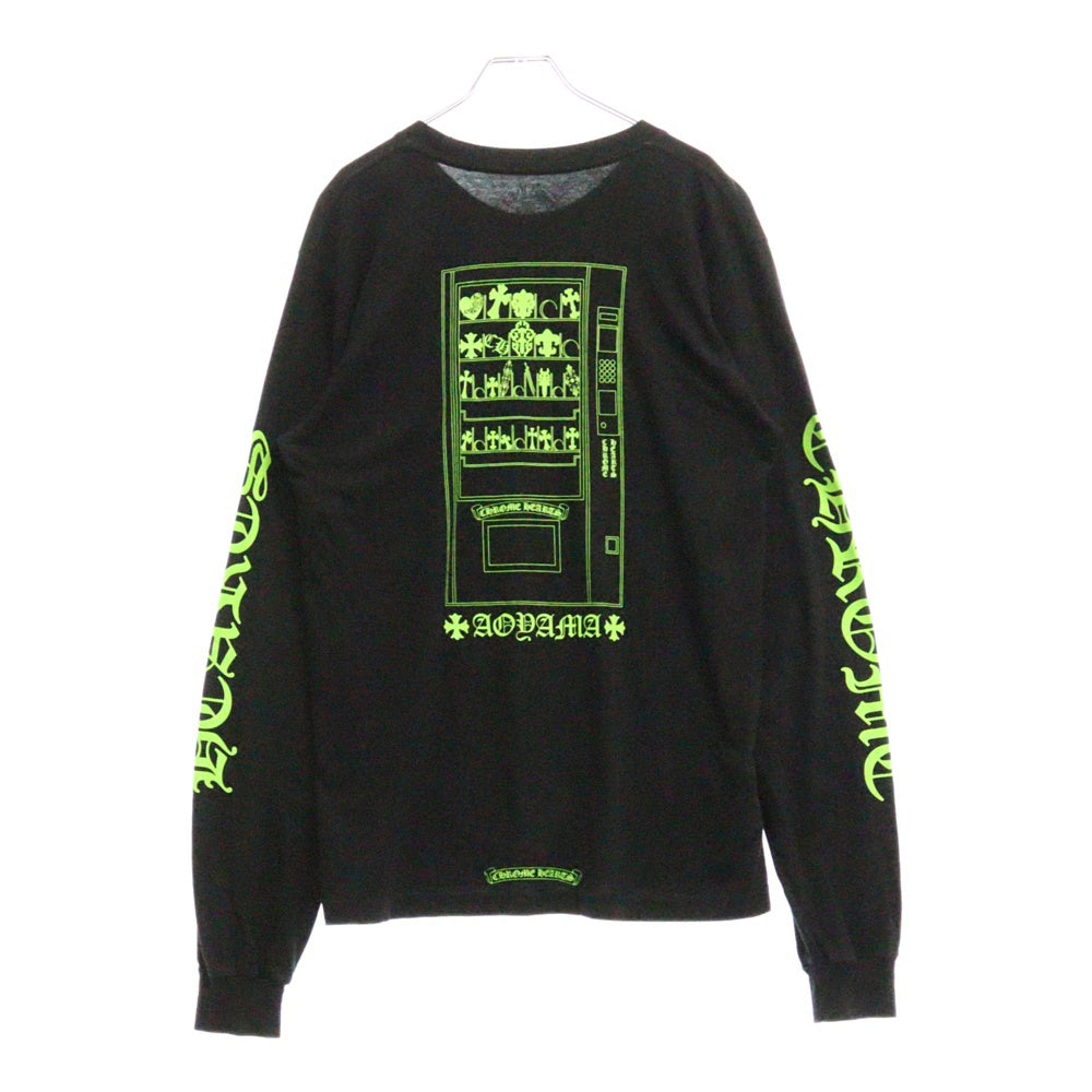 CHROME HEARTS(クロムハーツ) CH L S LTD 青山限定プリント 長袖Tシャツ ロングスリーブカットソー ブラック