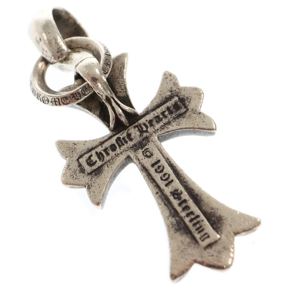 CHROME HEARTS(クロムハーツ) CH CRS SML W/BALE Wベイル スモールCHクロス ペンダントトップ シルバー BCA218
