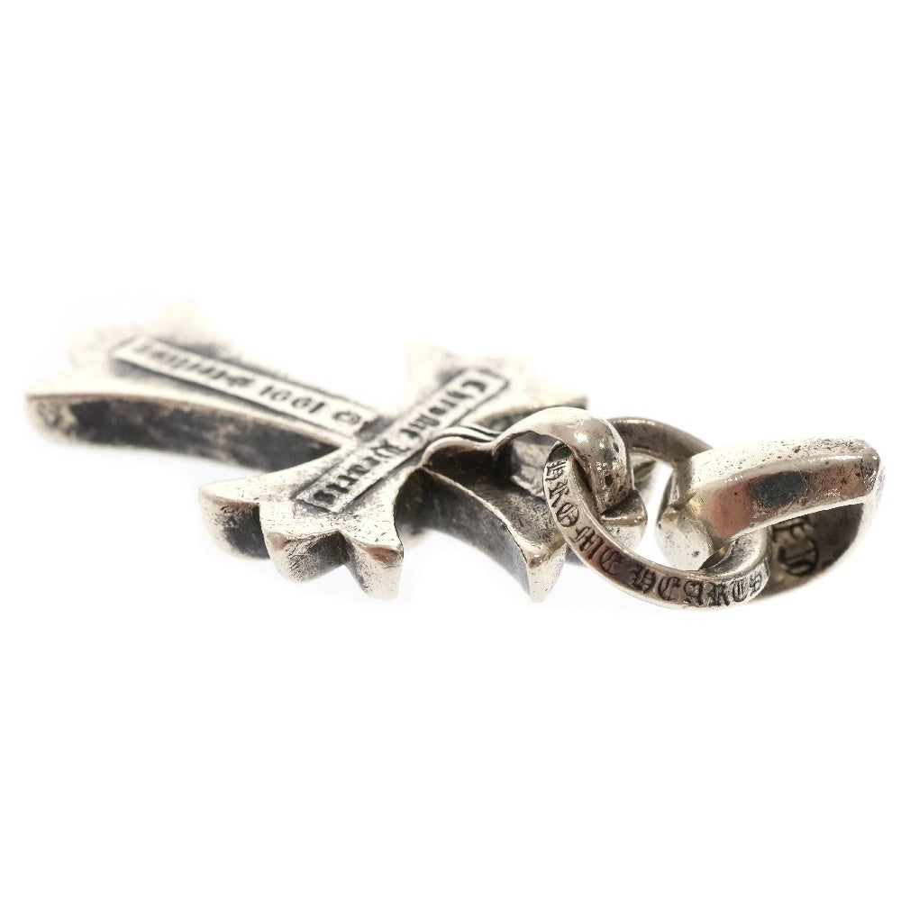 CHROME HEARTS(クロムハーツ) CH CRS SML W/BALE Wベイル スモールCHクロス ペンダントトップ シルバー BCA218
