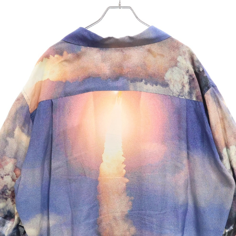 WACKO MARIA(ワコマリア) 23AW JIRO KONAMI / HAWAIIAN SHIRT S/S TYPE-1 小浪次郎 プリントハワイアン半袖シャツ ブルー/マルチ