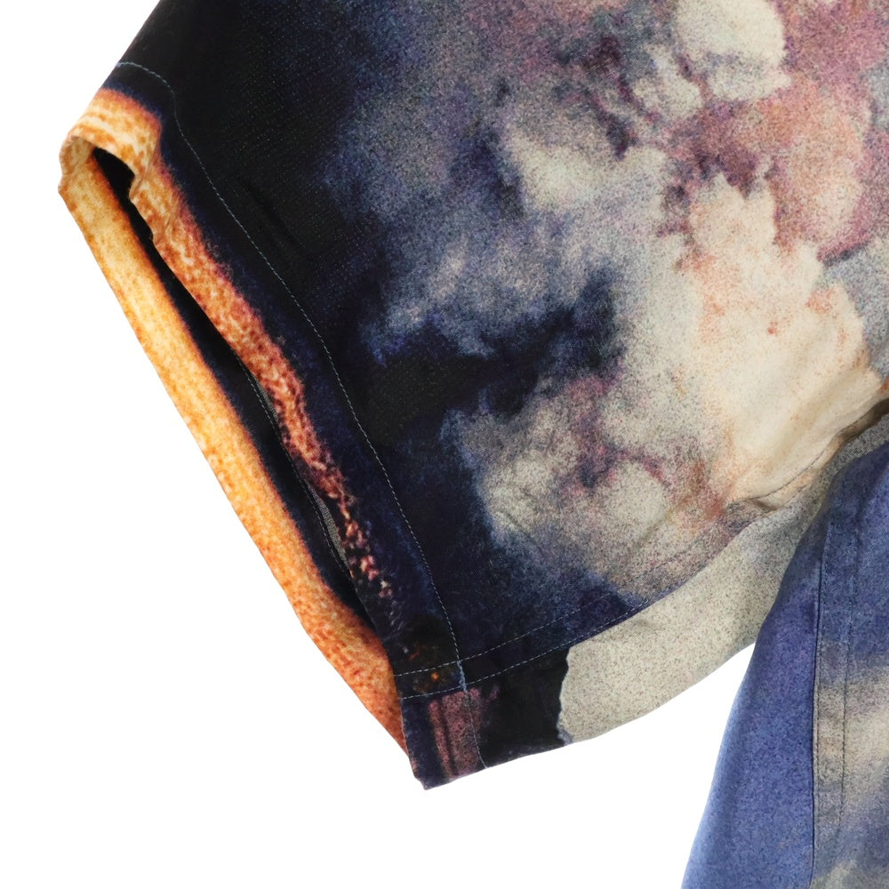 WACKO MARIA(ワコマリア) 23AW JIRO KONAMI / HAWAIIAN SHIRT S/S TYPE-1 小浪次郎 プリントハワイアン半袖シャツ ブルー/マルチ