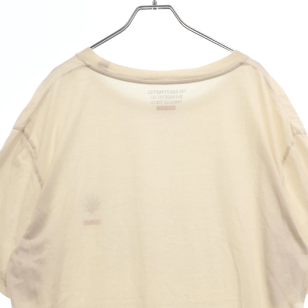 WACKO MARIA(ワコマリア) ×HIGH TIMES PACK TEE ハイタイムズ ロゴパック半袖Tシャツ カットソー ホワイト