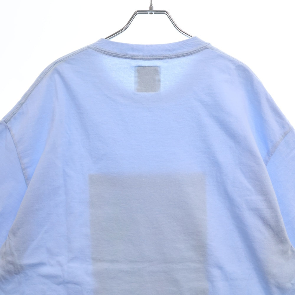 WACKO MARIA(ワコマリア) 24SS 世界平和プロジェクト CREW NECK T-SHIRT TYPE-5 プリント半袖Tシャツ カットソー 24SS-WMT-TEE06 ブルー
