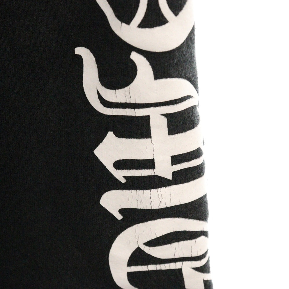 CHROME HEARTS(クロムハーツ) SWTSHRT HD ZIP アームロゴ 裏地サーマル ダガージップフーディ スウェットパーカー ブラック